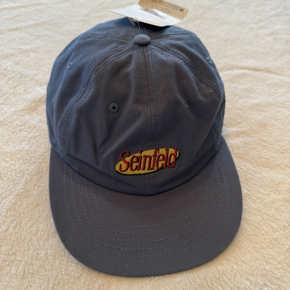 NWT Seinfeld Hat Strapback 90s Comedy Official Y2K Jerry Kramer Newman NYC